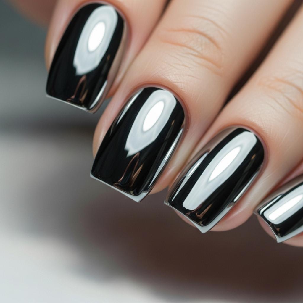 Olśniewający blask: wszystko o manicure z efektem lustra